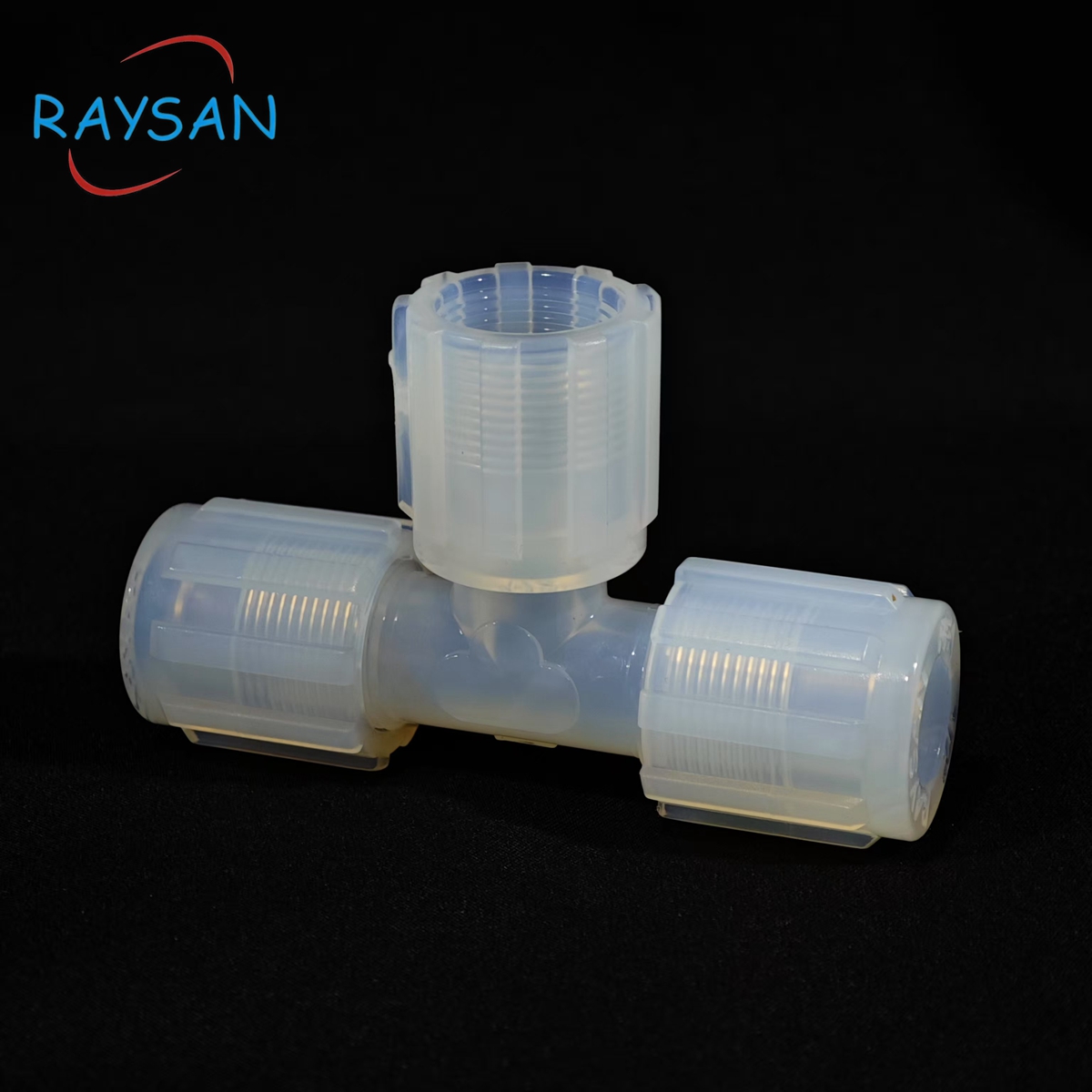 中间省空间二端扩口三通